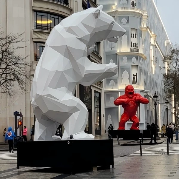 Geometric Animal Statue